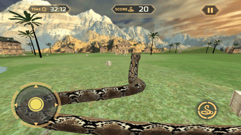 野生蟒蛇攻击 截图3