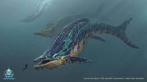 《方舟生存进化》次世代版本提升角色创建，萨斯特鱼龙生物图谱公开