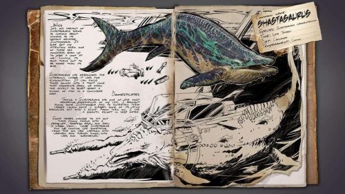 《方舟生存进化》次世代版本提升角色创建，萨斯特鱼龙生物图谱公开