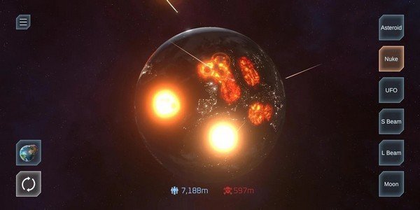 模拟地球爆炸 截图2